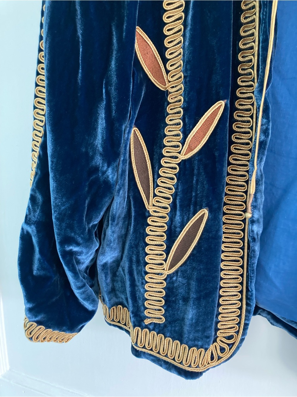 Golden Brown The Label Sugarman Velvet Jacket size XS/S - Picture 5 of 10